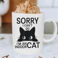 Sorry I Can't Go I'm An Indoor Cat Introvert Cats Graphic Print Coffee Mug Sorry I Can't Go I'm An Indoor Cat Introvert Cats Graphic Print Coffee Mug
