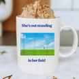 Out Standing In Her Field Graduation Tee Graphic Print Coffee Mug