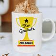Star Graduate Second Grade Graduation Trophy Cup Graphic Print Coffee Mug