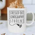 Stressed Sonography Student Ultrasound Tech Graduation Graphic Print Coffee Mug