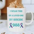 Suicide Prevention 988 Hotline In Memory Of Loved One Graphic Print Coffee Mug