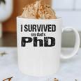 I Survived My Dad's PhD Graduation Graphic Print Coffee Mug