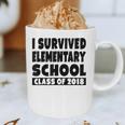 I Survived Elementary School Class Of 2018 Graduation Shirt Graphic Print Coffee Mug