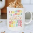 i Survived My Fiance's Nursing Degree Graduation Groovy Premium Graphic Print Coffee Mug