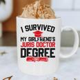 I Survived My Girlfriend's Juris Doctor Degree Graduation Graphic Print Coffee Mug