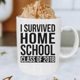 I Survived Home School Class Of 2018 Graduation Graphic Print Coffee Mug