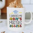 I Survived My Mom's Master's Degree Master Graduation Graphic Print Coffee Mug