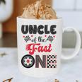 Uncle Of The Fast One Car Racing Dad 1St Birthday Boy Graphic Print Coffee Mug