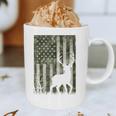 US Flag Deer Elk Buck Camoflage Hunting Hunter Dad Grandpa Graphic Print Coffee Mug