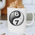 Vintage 6 7 Sketch Yin Yang Namaste Six Seven Nostalgia Graphic Print Coffee Mug