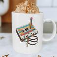 Vintage Cassette Tape And Pencil Nostalgia Party 70s 80s 90s Premium Graphic Print Coffee Mug