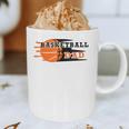 Vintage Proud Basketball Dad Fathers Day Basketball Player Graphic Print Coffee Mug