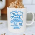 Vintage Racing Automotive Nostalgia Distressed Car Graphic Print Coffee Mug Vintage Racing Automotive Nostalgia Distressed Car Graphic Print Coffee Mug