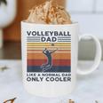 Volleyball Dad Like A Normal Dad Only Cooler Vintage Graphic Print Coffee Mug