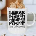 I Wear Pink In Memory Of My Mommy Breast Cancer Awareness Graphic Print Coffee Mug I Wear Pink In Memory Of My Mommy Breast Cancer Awareness Graphic Print Coffee Mug