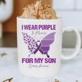 I Wear Purple In Memory For My Son Epilepsy Awareness Ribbon Graphic Print Coffee Mug