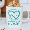 I Wear Teal & Purple In Memory Of My Wife Graphic Print Coffee Mug