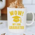 Wow My Son Graduated Mom Dad Of A Senior Graduation Graphic Print Coffee Mug