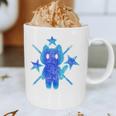 Yk2 Grunge Earthy Blue Cat With Stars Tomboy 90s Nostalgia Premium Tri-Blend Graphic Print Coffee Mug Yk2 Grunge Earthy Blue Cat With Stars Tomboy 90s Nostalgia Premium Tri-Blend Graphic Print Coffee Mug