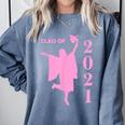 12th Grade Girls Graduation High School Graduation Comfort Colors Sweatshirt Blue Jean