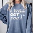 2018 Cosmetology Graduation Design Hair Stylists Comfort Colors Sweatshirt Blue Jean