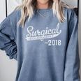 2018 Surgical Technologist Graduation Comfort Colors Sweatshirt Blue Jean
