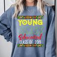 2019 African American High School Graduation Senior T Shirt Comfort Colors Sweatshirt Blue Jean