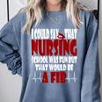 2020 Graduation Nurses RN LPN NP Comfort Colors Sweatshirt Blue Jean