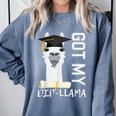 2022 Graduate Graduation For Him Her Got My Dip-Llama Comfort Colors Sweatshirt Blue Jean