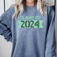 2024 Senior Class Graduation Shirt Graduate Comfort Colors Sweatshirt Blue Jean
