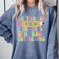 2025 Last Day Of School Autograph 6th Grade Graduation Comfort Colors Sweatshirt Blue Jean