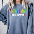 2nd Grade Here I Come Kids 1st Grade Graduation Comfort Colors Sweatshirt Blue Jean