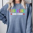 4th Grade Here I Come Kids 3rd Grade Graduation Comfort Colors Sweatshirt Blue Jean