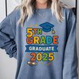 5th Grade Graduation 2025 Graphic – Class Of 2025 Theme Comfort Colors Sweatshirt Blue Jean