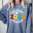 8th Grade 2026 Graduate School Senior Year Graduation Day Comfort Colors Sweatshirt Blue Jean