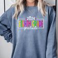 8th Grade Graduate 2024 Graduation Last Day Of School Comfort Colors Sweatshirt Blue Jean