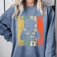 8th Grade Level Complete Gamer Class Of 2024 Graduation Comfort Colors Sweatshirt Blue Jean