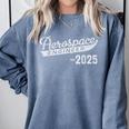 Aerospace Engineer Graduation 2025 Engineering Graduate Comfort Colors Sweatshirt Blue Jean