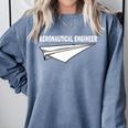 Aerospace Engineer Student Aerospace Engineering Graduation Comfort Colors Sweatshirt Blue Jean
