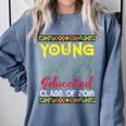 African American High School Graduation Grad Shirt Comfort Colors Sweatshirt Blue Jean