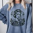 My Alone Time Is For Everyone's Safety Introvert Safety Comfort Colors Sweatshirt Blue Jean