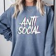 Anti Social Anti Social Club Introvert People Haters Comfort Colors Sweatshirt Blue Jean Anti Social Anti Social Club Introvert People Haters Comfort Colors Sweatshirt Blue Jean