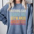 Architect Graduation & Architect Student Architecture Comfort Colors Sweatshirt Blue Jean