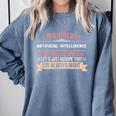 Artificial Intelligence Major Student Shirt Graduation Comfort Colors Sweatshirt Blue Jean