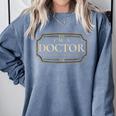 Automotive Engineering PhD Doctorate Graduation Shirt Comfort Colors Sweatshirt Blue Jean