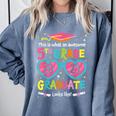 Awesome 5th Grade Graduate Looks Like Class 2023 Graduation Comfort Colors Sweatshirt Blue Jean