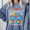 What An Awesome Pre-K Graduate Looks Like 2025 Graduation Comfort Colors Sweatshirt Blue Jean