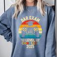 Bar Exam Level Complete 2025 Lawyer Law School Graduation Comfort Colors Sweatshirt Blue Jean