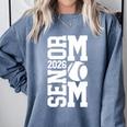 Baseball Senior Mom Class Of 2026 Senior Night Graduation Comfort Colors Sweatshirt Blue Jean