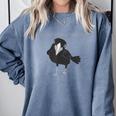 Bird Please Chew Quieter Introvert Quietness Comfort Colors Sweatshirt Blue Jean